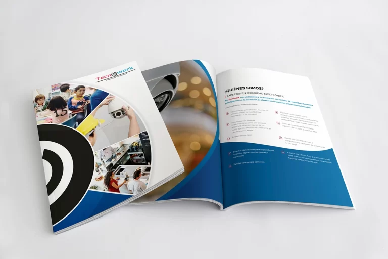 Diseño real: Brochure corporativo Tecnowork