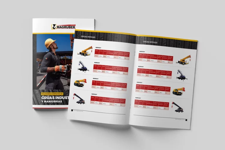 Diseño real: Brochure industrial Magruber
