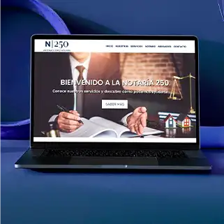 Diseño Web para Notarias