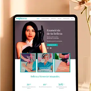 Diseño web para Clínicas de Belleza