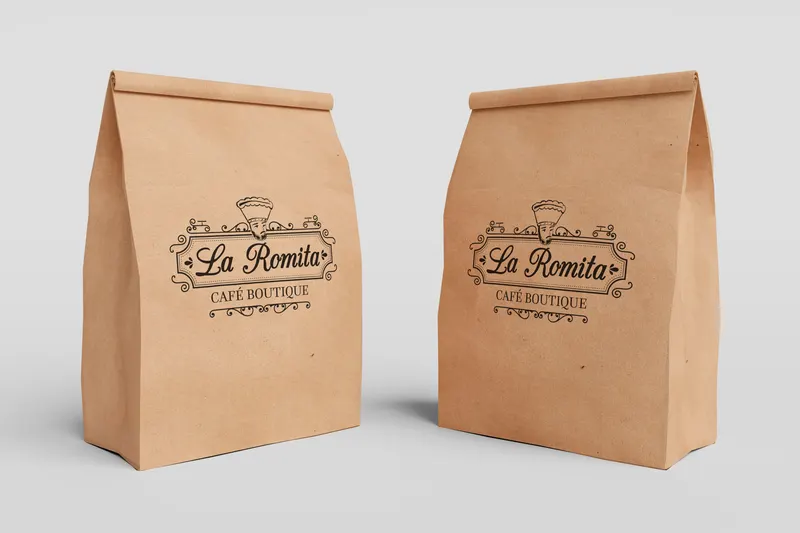 Diseño de logo y Bolsa: Restaurantes y alimentos