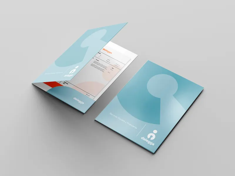 Diseño de Folder Corporativo: Corporativo e industria