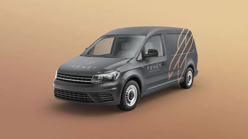Diseño de Rótulo para Van, Camioneta: Corporativo e industria