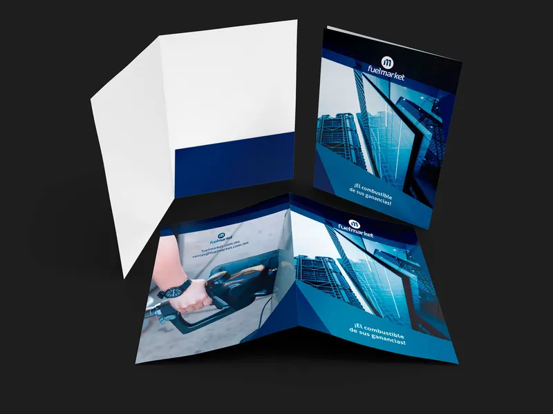 Diseño de Folder Corporativo: Corporativo e industria