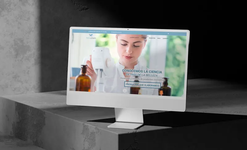 Webdesign para laboratorio: Corporativo e industria