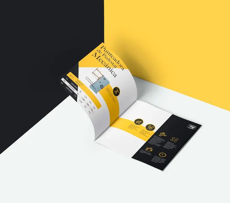 Diseño de Brochure corporativo: Corporativo e industria