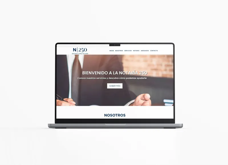 Diseño de página Web Corporativa: Corporativo e industria