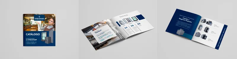 Diseño de catálogo corporativo: Corporativo e industria