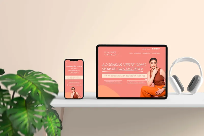 Diseño Web responsive: Salud y belleza