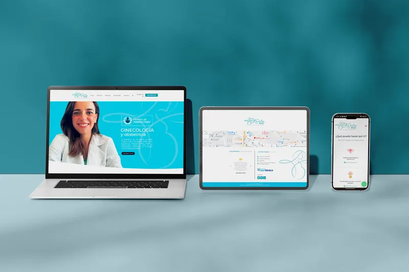 Diseño Web responsive para ginecóloga: Salud y belleza