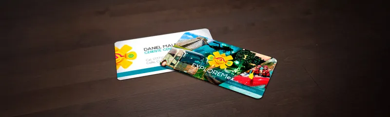Diseño de Tarjetas Corporativas: Turismo y estilo de vida