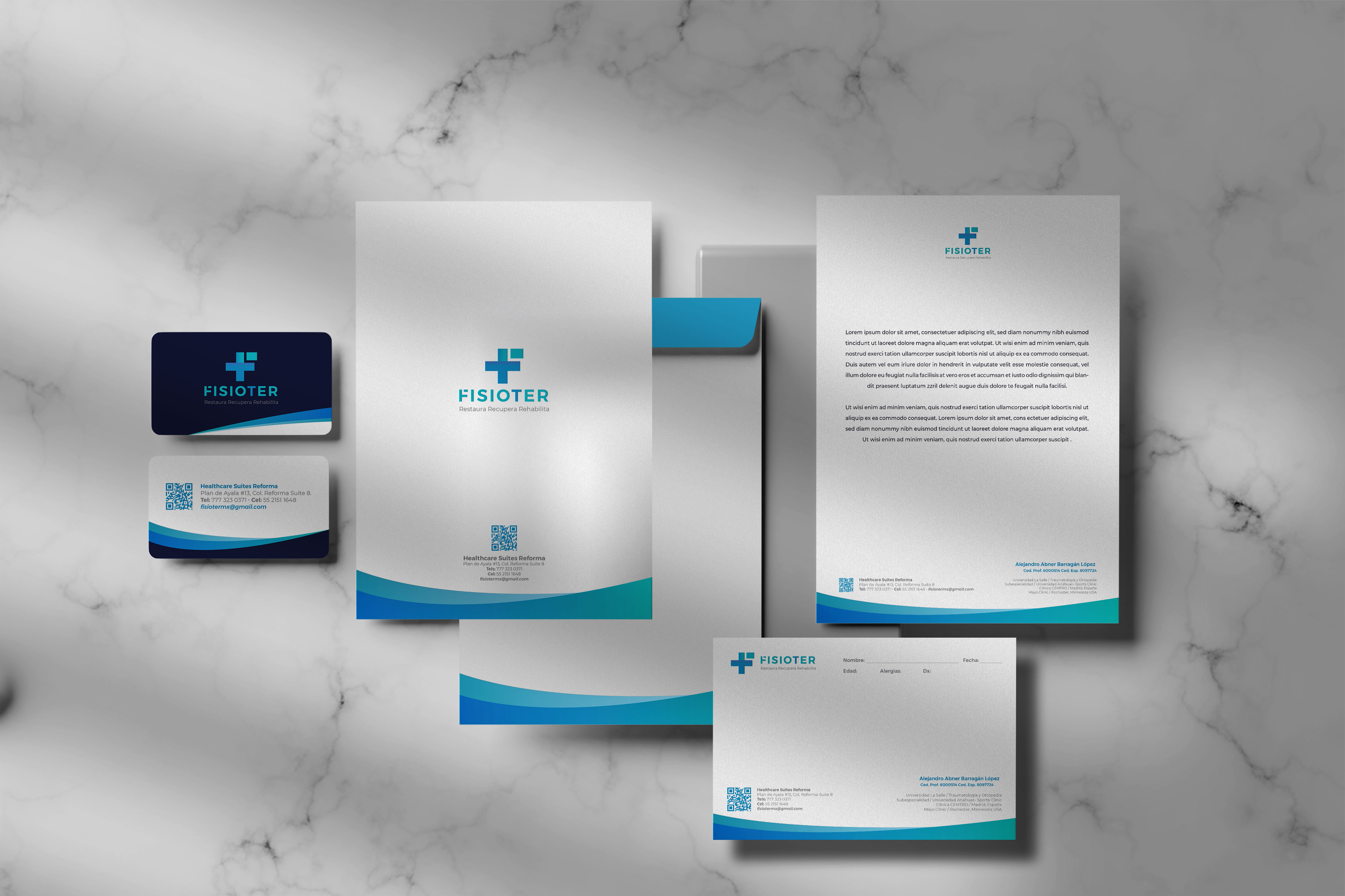 Branding FisioTer - Fisioterapia y Rehabilitación