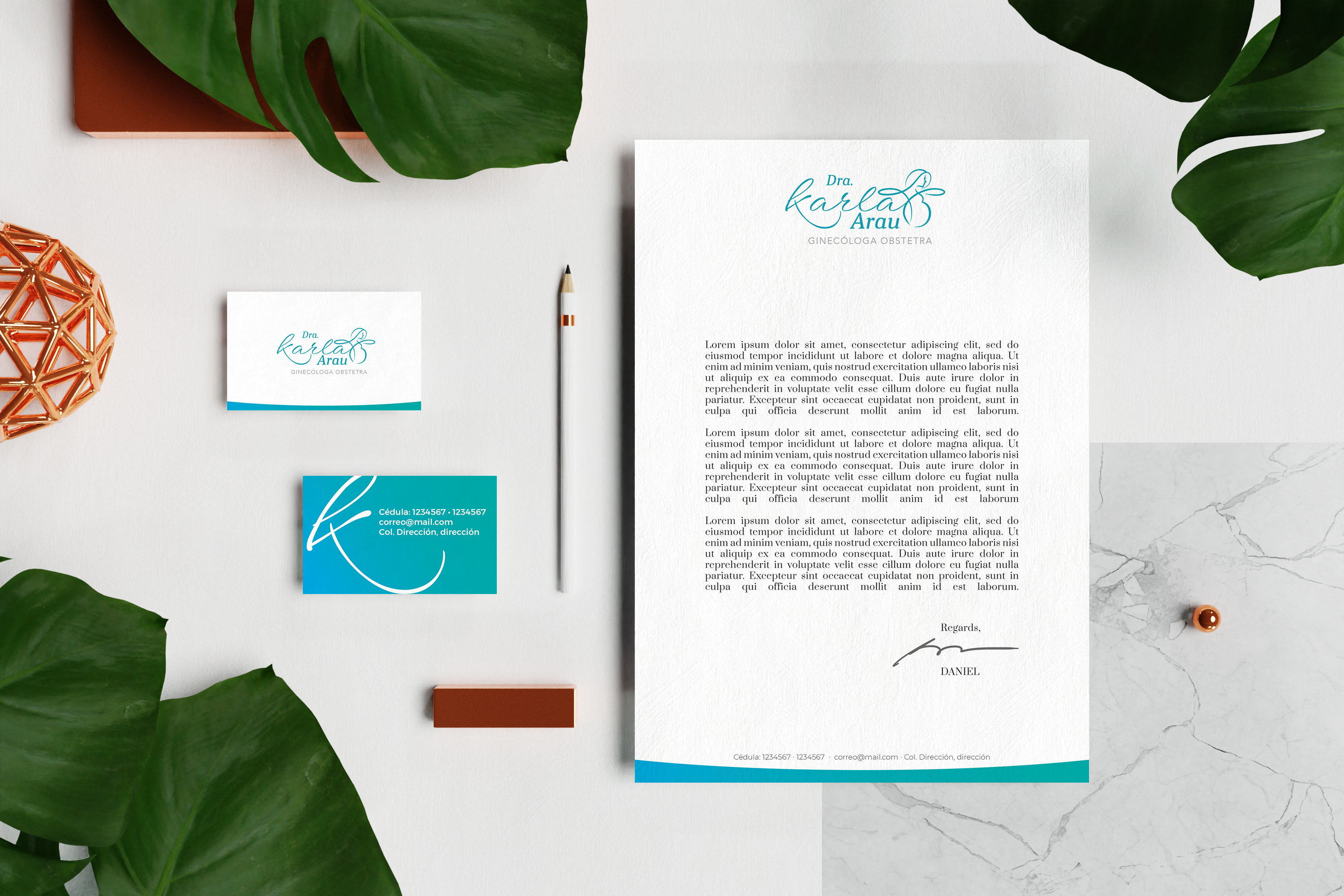 Branding Dra. Karla Arau - Ginecología