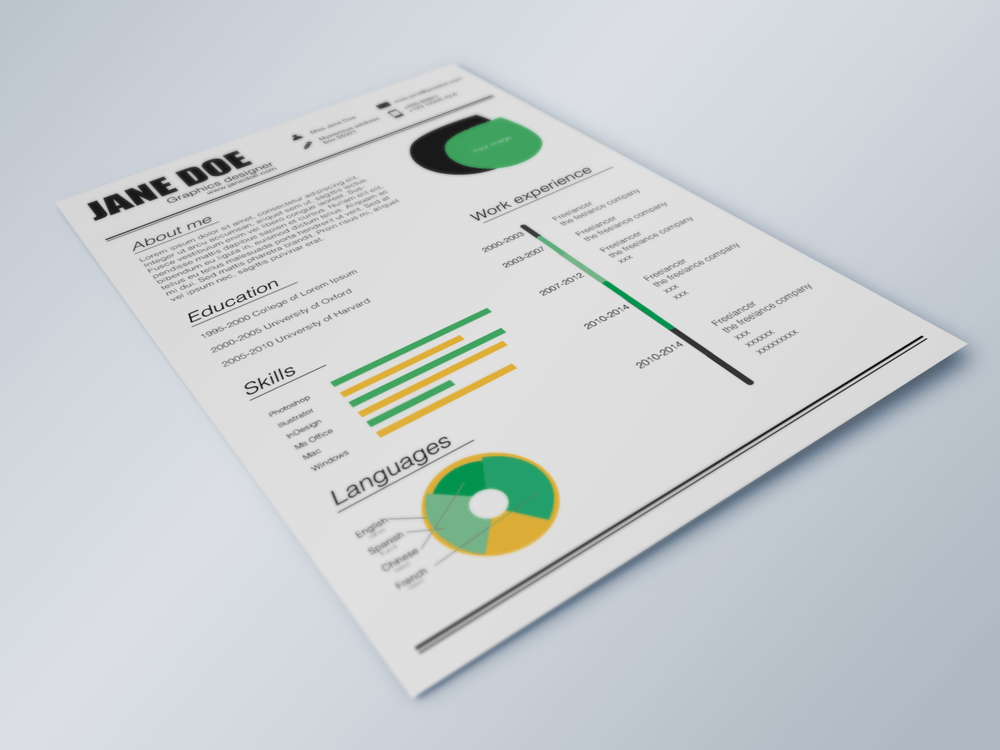Bonitas plantillas para tu curriculum 16 Resume_preview2
