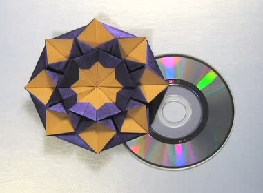 Fundas para CD fáciles de hacer 12 EstrellaOrigami