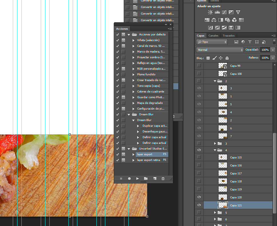 Exportar capas a imágenes en Photoshop fácilmente 1 capas