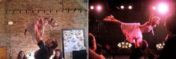 Creatividad que divierte: ¡Recreó escenas románticas con un perro! 6 Dirty-Dancing