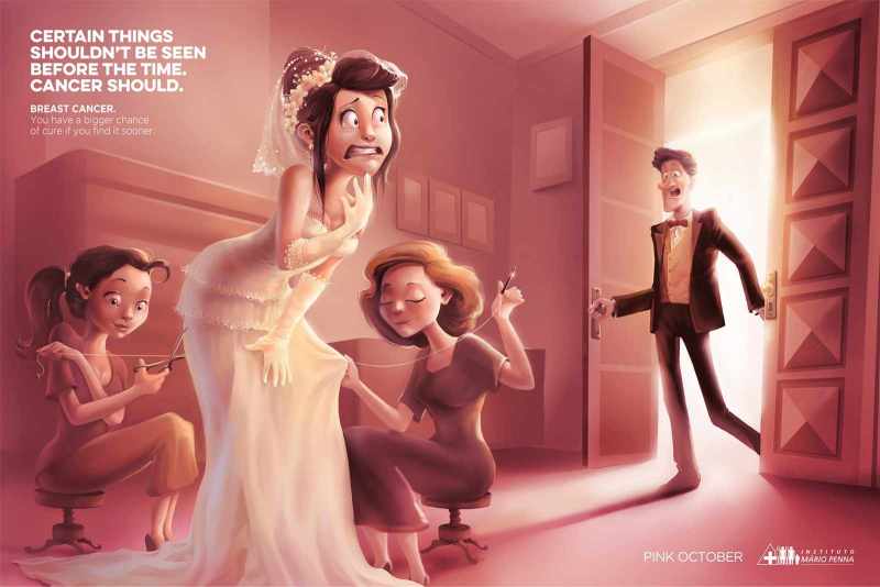 ¡Originales campañas contra el cáncer de mama! La creatividad en servicio social 6 publicidad-prevencion-cancar-de-mama-1-e1412821516553