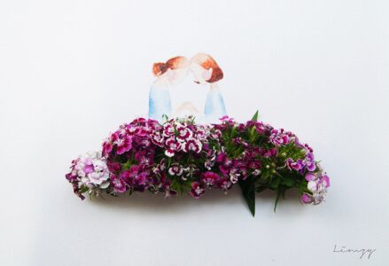 Las flores de Lim Zhi Wei: Arte al natural 5 Lim-Zhi-Wei-Illustrations-Real-Flowers-