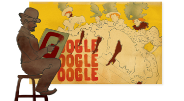 Los doodles de google del 2014 18 24Nov150TouluseLautrec
