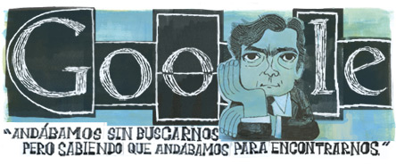 Los doodles de google del 2014 12 26Ago100Cortazar
