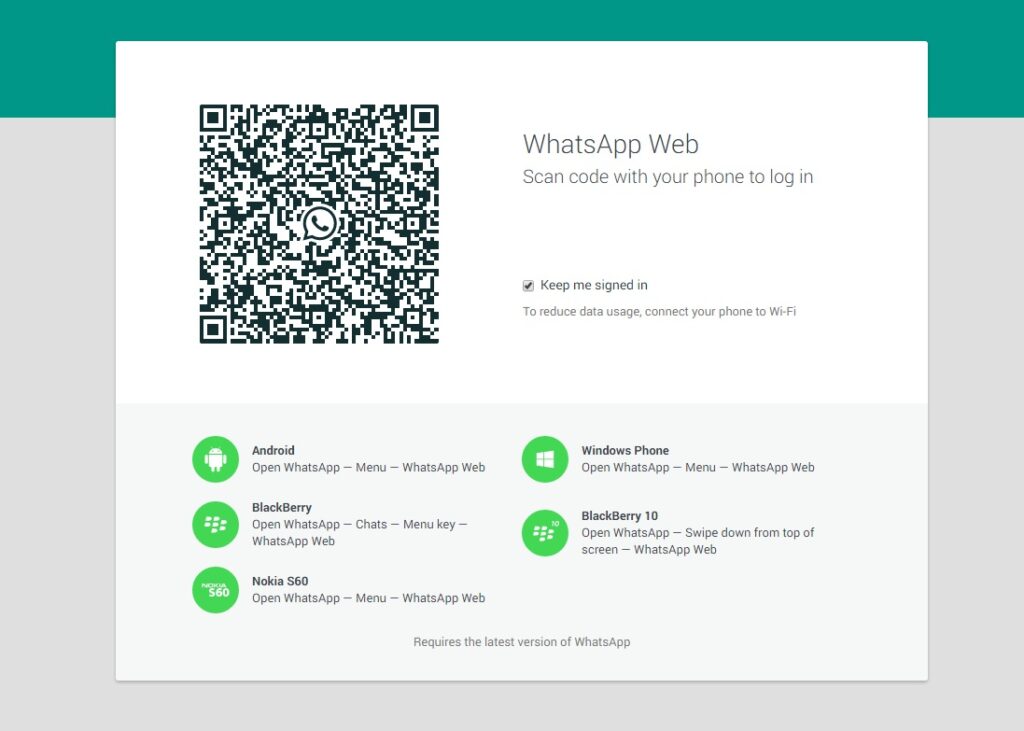 WhatsApp lanza su servicio en la nube 1 WhatsApp web