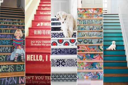 Decoraciones originales para casas ¡Haz la tuya! 19 Cinco-decoraciones-originales-para-tu-escalera