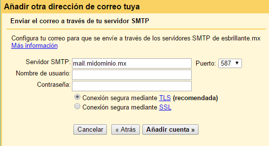 Crea una de cuenta de gmail con tu dominio y sin pagar 5 Datos de configuración de smtp con dominio propio en gmail