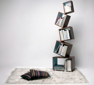 Decoraciones originales para casas ¡Haz la tuya! 11 estanteria-equilibrista