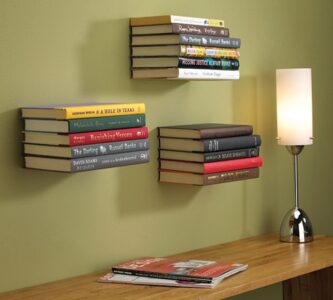 Decoraciones originales para casas ¡Haz la tuya! 8 estanteria-invisible-Miron-Lior