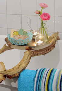 Decoraciones originales para casas ¡Haz la tuya! 14 ramas-en-la-banera