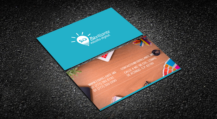 Los 15 mejores diseños de tarjetas de presentación en México 7 tarjetas de presentación esbrillante