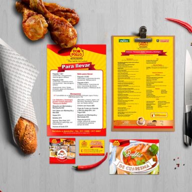 restaurante don pollo aplicaciones de diseño