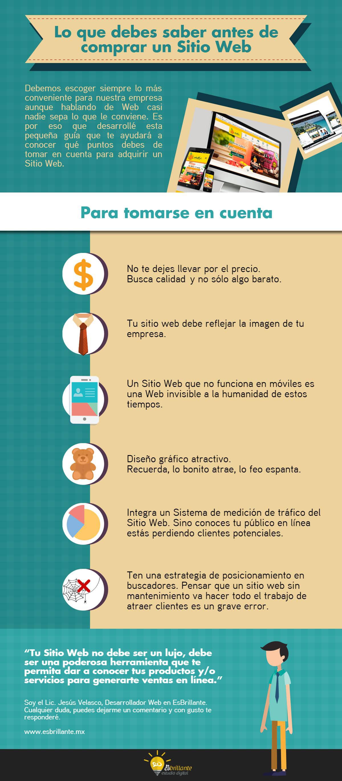 6 Consejos que debes saber antes de comprar un sitio Web 1 Puntos que debes saber antes de comprar un sitio web