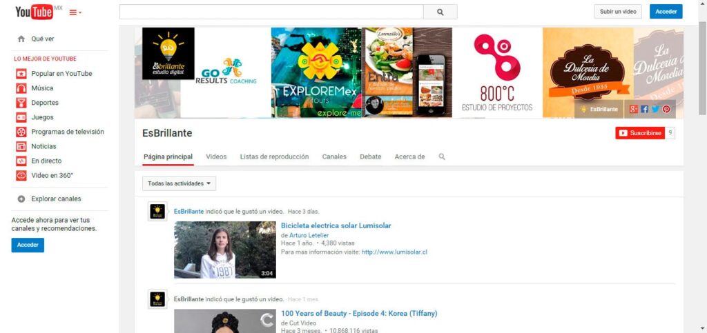 Medidas y tamaños de portada de redes sociales. PSD gratis 16 youtube_Muestra