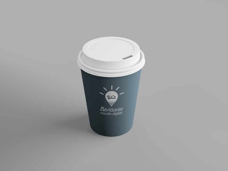 17 Mockups de tazas de café gratis en photoshop 33 Mockup de vaso de Café