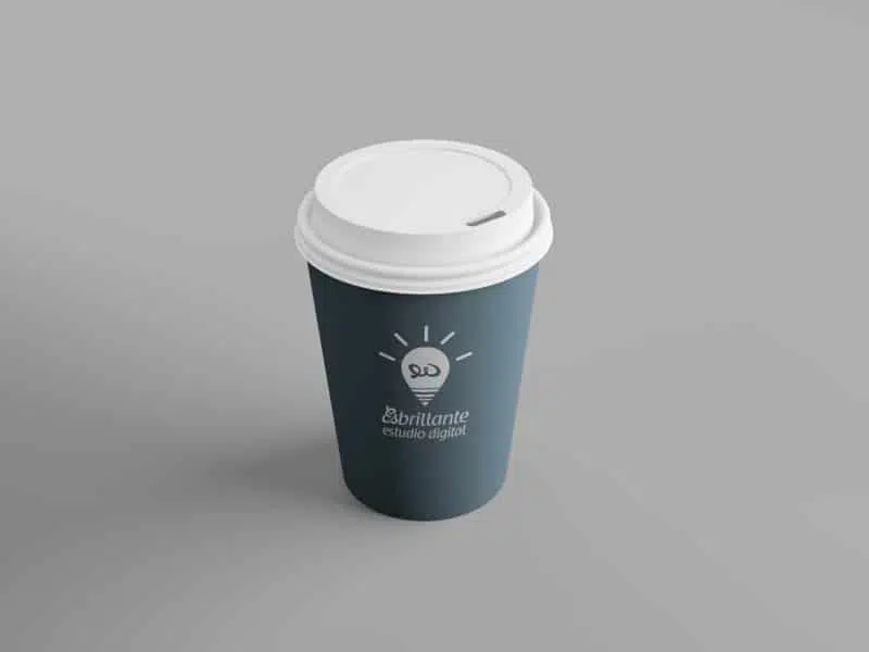 ▷ Mockup Vaso Café Para Llevar 