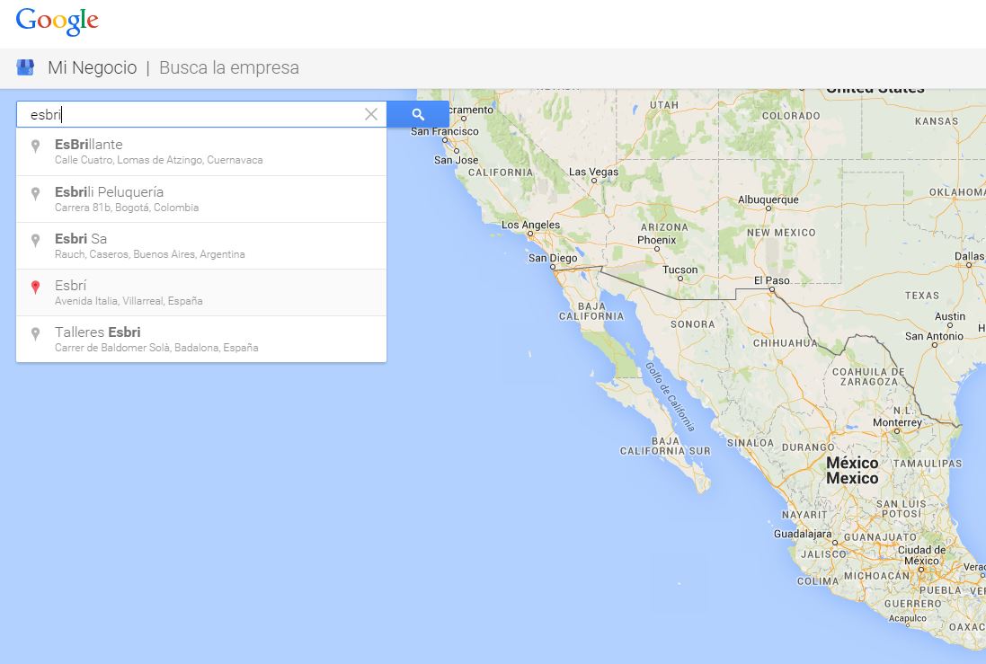Registro en google mi negocio Registro en Google mi negocio