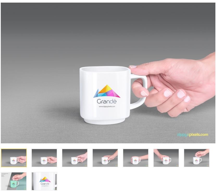 Download 17 Mockups de tazas de café gratis en photoshop