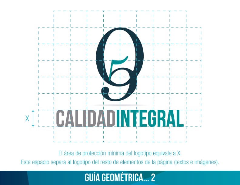 ¿Qué es y cómo se crea un manual de identidad? 1 manual del logotipo guia geometrica