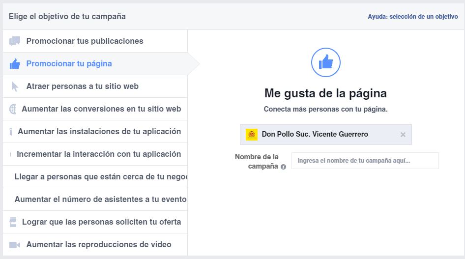 Tipos de objetivos para campañas de anuncios en Facebook 3 tipos de campañas de anuncios en facebook