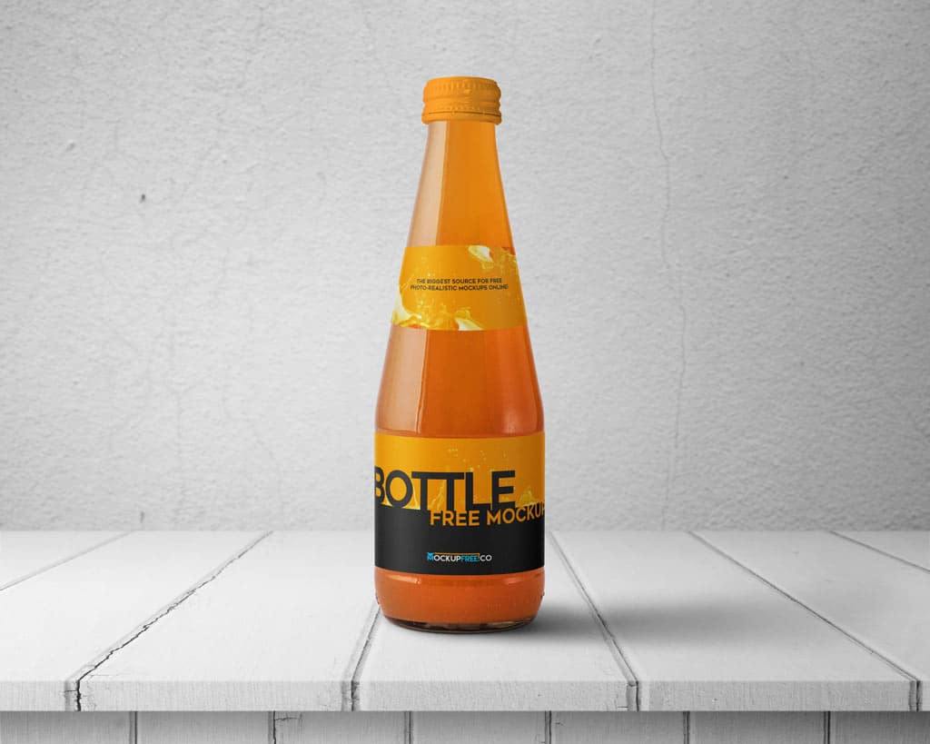 Mockups de frascos o botellas de vidrio en buena resolución 1 mockup botella de vidrio