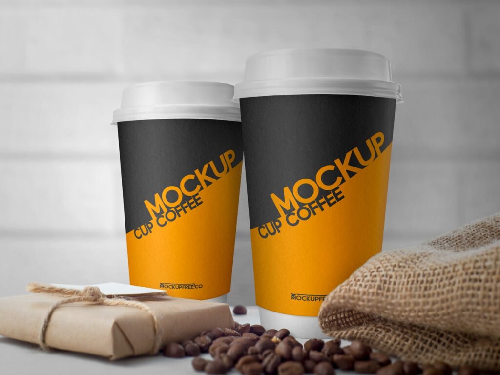 mockup vaso de café
