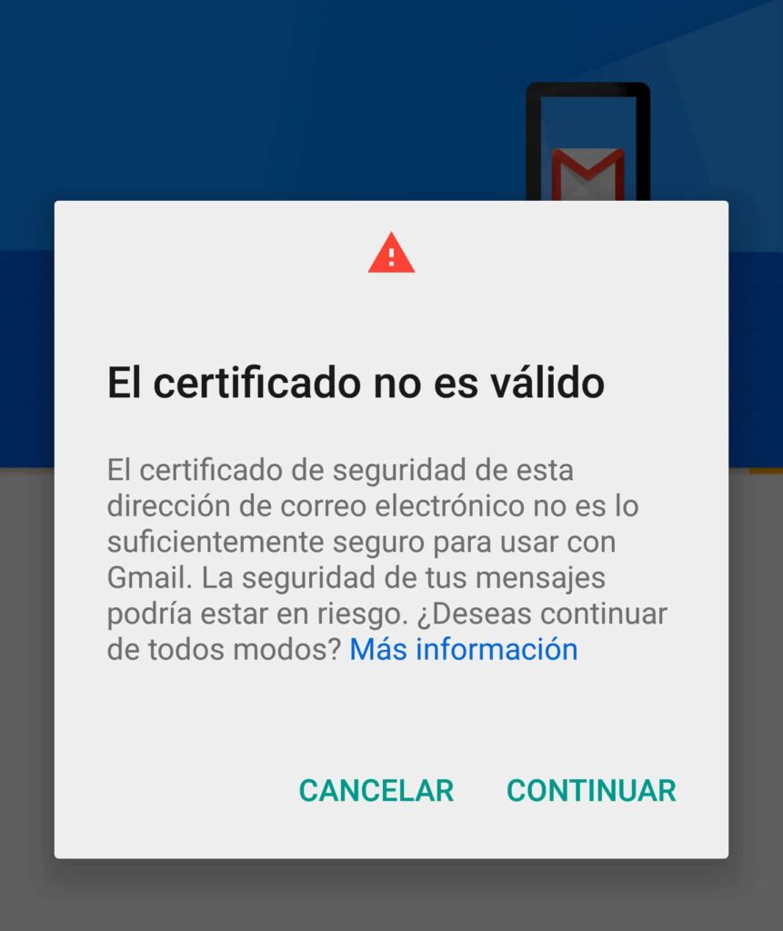 Usa tu cuenta de correo con tu dominio en la App de Gmail 11