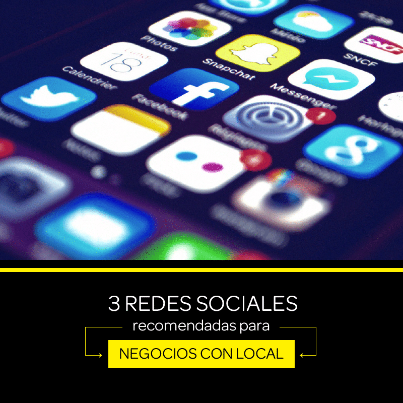 Las 3 mejores redes sociales para negocios con local