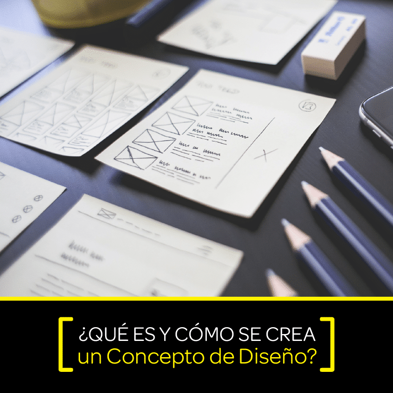 ¿Qué es y cómo se crea un concepto de diseño?