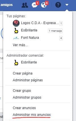 Compartir acceso a tu cuenta de anuncios de Facebook 1 Cuenta de anuncios en Facebook
