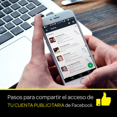 Pasos para compartir el acceso a tu cuenta de anuncios de Facebook