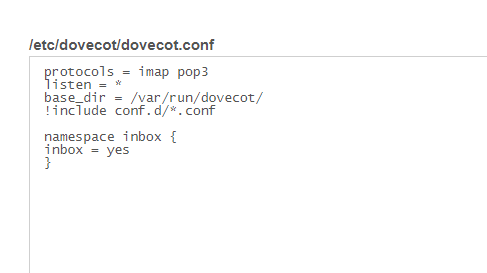 Resolver error de conexión con el Servidor IMAP en VestaCP 5