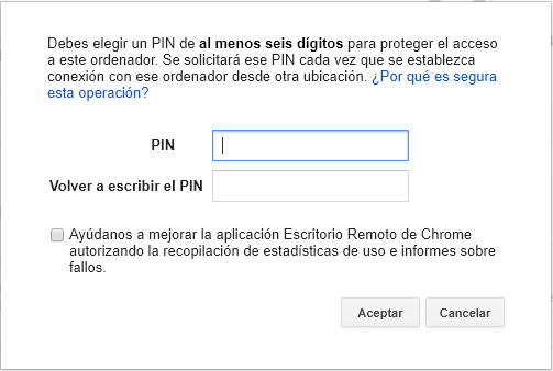 Controla tu computadora remotamente desde tu dispositivo móvil 6 Escritorio Remoto de Chrome
